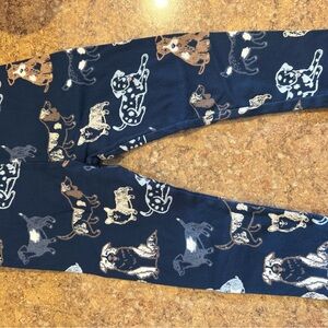 Kids Navy Animal Print Pajama Set